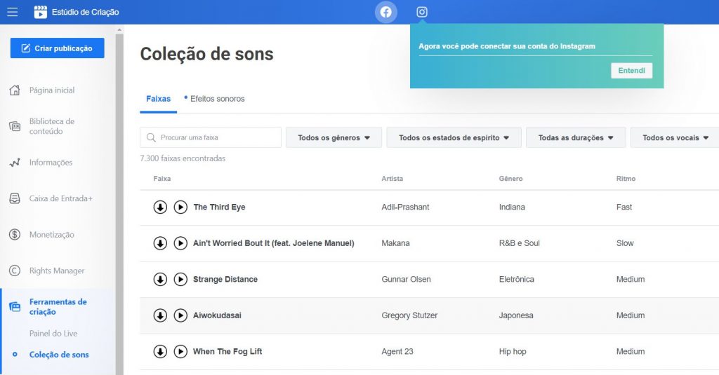 trilhas sonoras para podcast