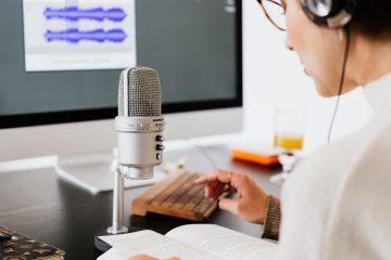 edição de podcast